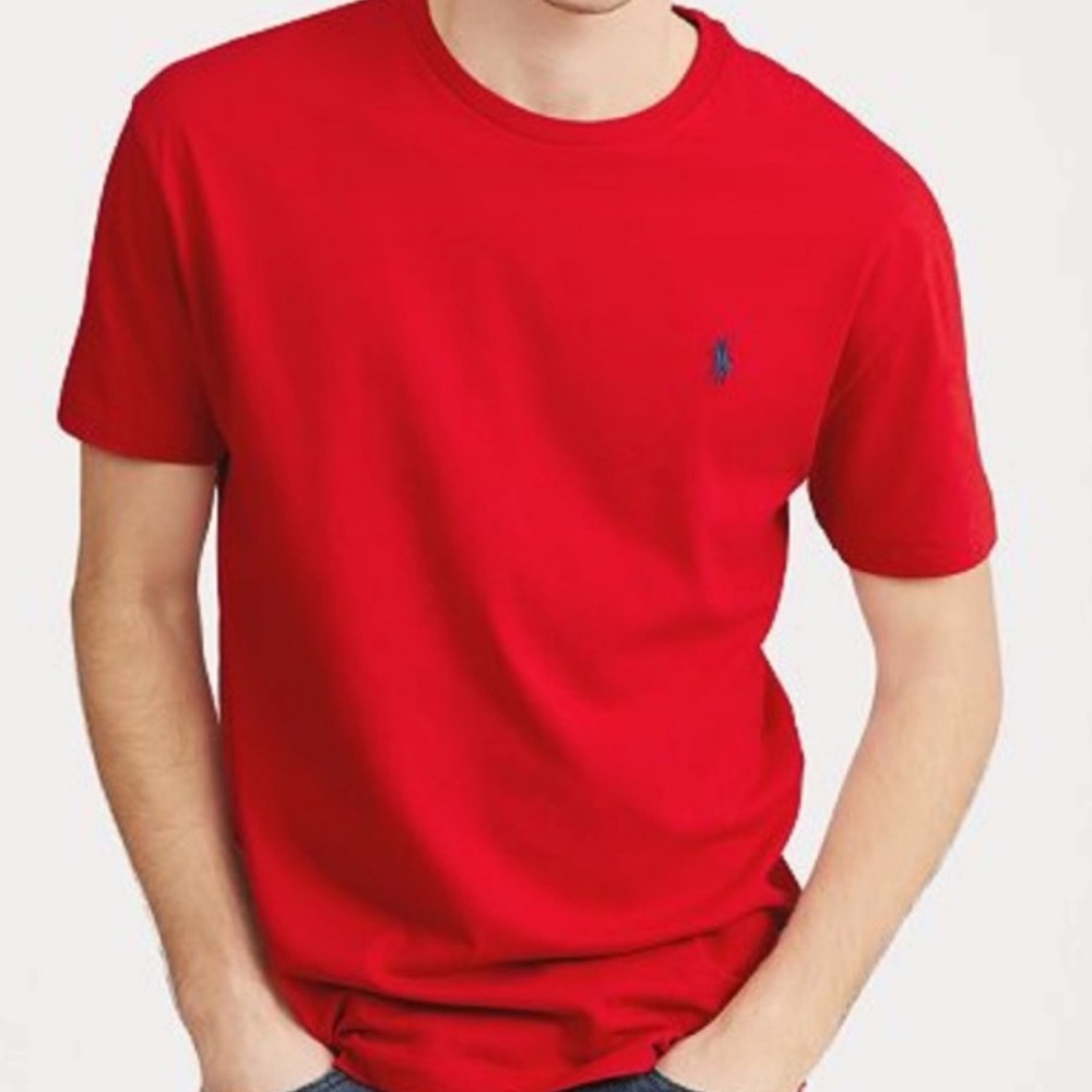 Polo by Ralph Lauren Red Classic Fit T-Shirt Large